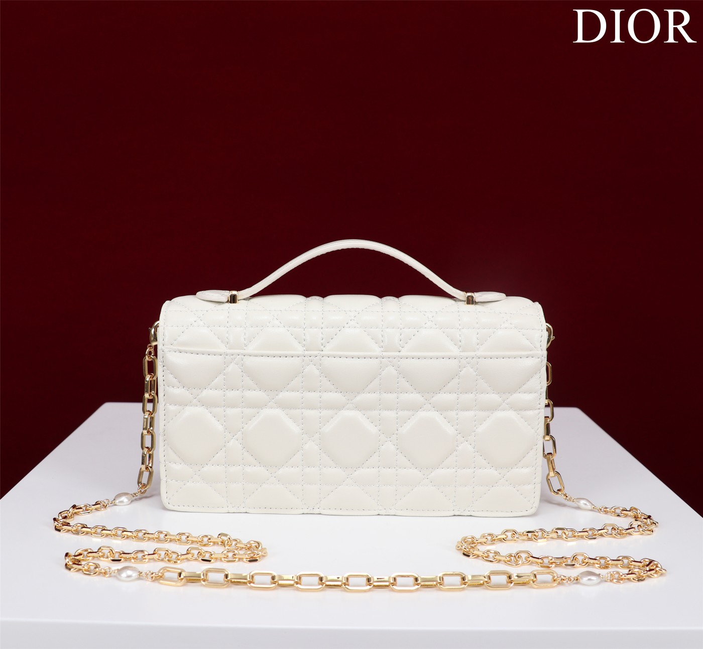 My Dior Mini Bag Latte Cannage Lambskin